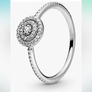 Pandora Sterling Silver Elegant Sparkle Ring